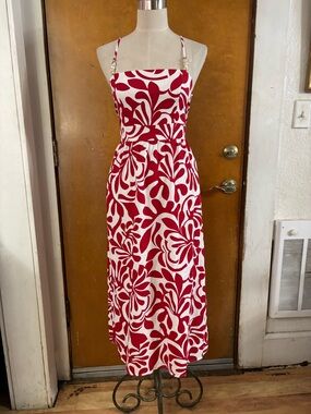 NWT maxi dress.    Linen blend.  Pockets!